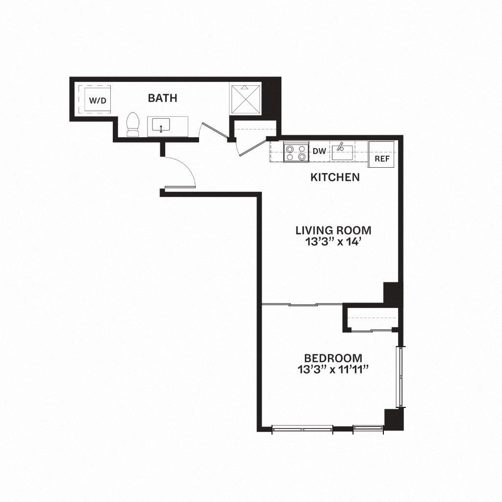 C17 Floor Plan at Corner 63, Washington